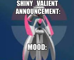 shiny_valiant announcement Meme Template