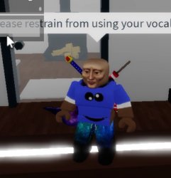 Please restrain from using your vocal cords Meme Template