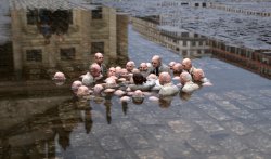 Politicans standing in water Meme Template