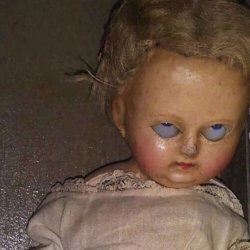 Scary doll Meme Template