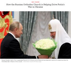 Russian Orthodox Church pro-Ukraine War Meme Template