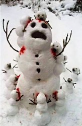 horror snowmen Meme Template