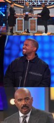 Kanye on family feud Meme Template