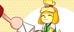 Isabelle getting card Meme Template