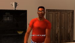 Lance "yeah! Let's pop!" GTA VICE CITY Meme Template