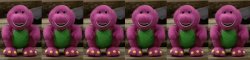 6 Barney Dolls Meme Template