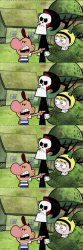 Multi Funny Picture of Billy and Mandy With Grim Meme Template