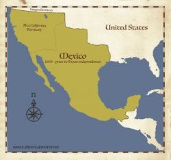 Mexican borders pre-Mexican War Meme Template