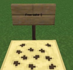 Free cake Meme Template
