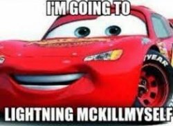 I'm going to Lightning McKillMySelf Meme Template