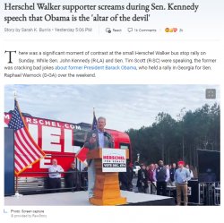 Herschel Walker supporter Meme Template