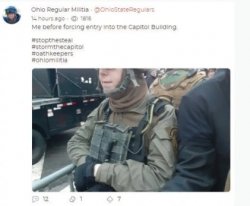 Jan. 6 traitor confesses to crimes on social media Meme Template