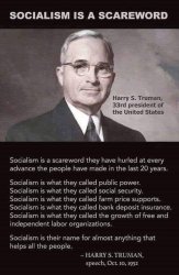 Harry Truman socialism is a scare word Meme Template