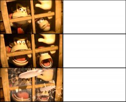 DK's reaction to smash characters Meme Template