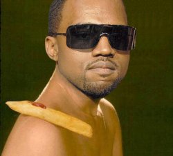 Kanye West chip on shoulder JPP Meme Template