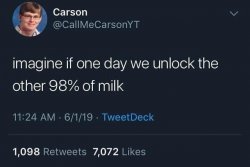 Unlock 98% milk Meme Template