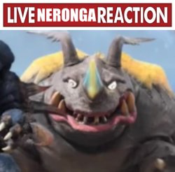 live neronga reaction Meme Template