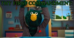 Ducks first commandment Meme Template