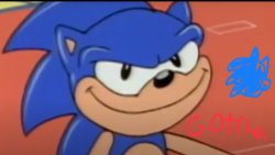 Sonic smirk Meme Template