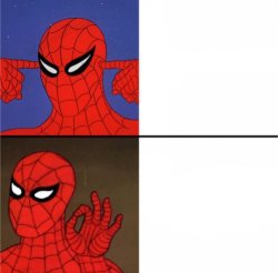 Spider-Man (Drake Meme) Meme Template