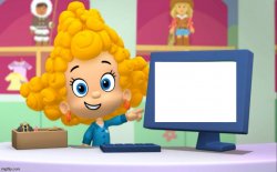 Bubble Guppies Deema pointing Meme Template