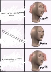 Panik Kalm Panik Meme Template