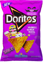 Wario's Garlic Pizza Doritos Meme Template