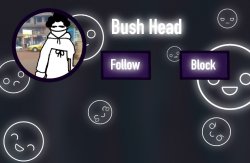 Bush Head Announcement Template by -HolographSapphire- Meme Template