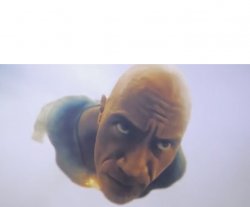 Black Adam flying Meme Template