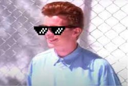 Never gonna give up these glasses Meme Template