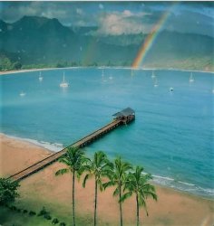 Hanalei Bay, Kingdom of Hawaii Meme Template