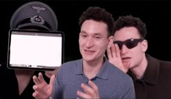 White-Board Head And Duo Guys Meme Template
