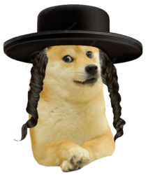 Jew doge happy Meme Template