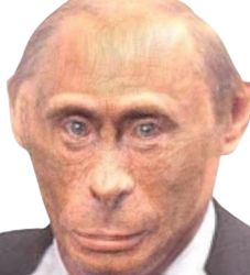 Monke Putin transparent Meme Template