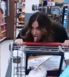 Jodie Meschuk licking Meme Template