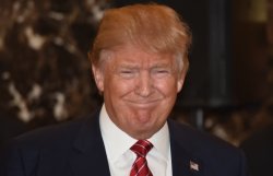 Donald Trump squinty eyes Meme Template