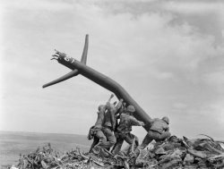 Iwo Jima tube man Meme Template