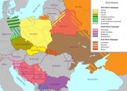 Slavic languages map Meme Template