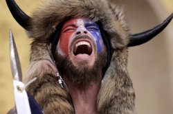 Q Shaman Butthurt Meme Template