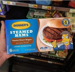 Steamed hams Meme Template