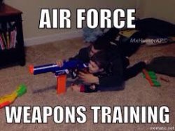 air force weapon training Meme Template