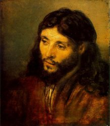 Rembrandt's Head of a Young Jew as Christ Meme Template