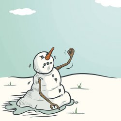 Snowmen are Temporary Meme Template