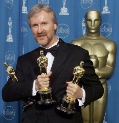 James Cameron clutches Oscars Meme Template