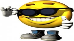 Meme emoji with sunglasses Meme Template