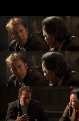 National Treasure nicolas cage conversation talk Meme Template