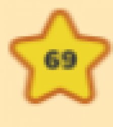 69 star Meme Template