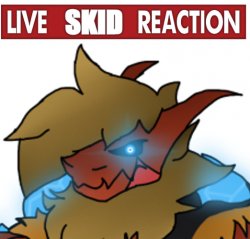 Live Skid/Bowser reaction Meme Template