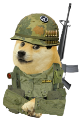Vietnam war doge Meme Template