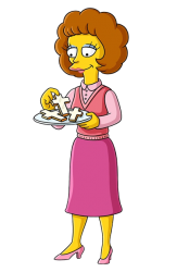 Maude Flanders Crackers Plate Transparent Background Meme Template